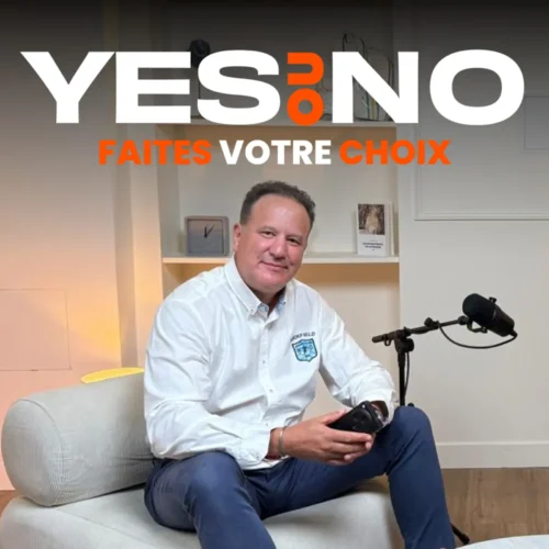 Outre le site de jeu qu'il a ouvert fin 2024, Gilles Feingold a également lancé un podcast YESouNO pour mettre en avant des personnalités qui l'inspirent.