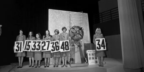 Il y a 45 ans, le premier tirage du Loto a lieu en public au théâtre de l’Empire à Paris. Crédit photo : AFP