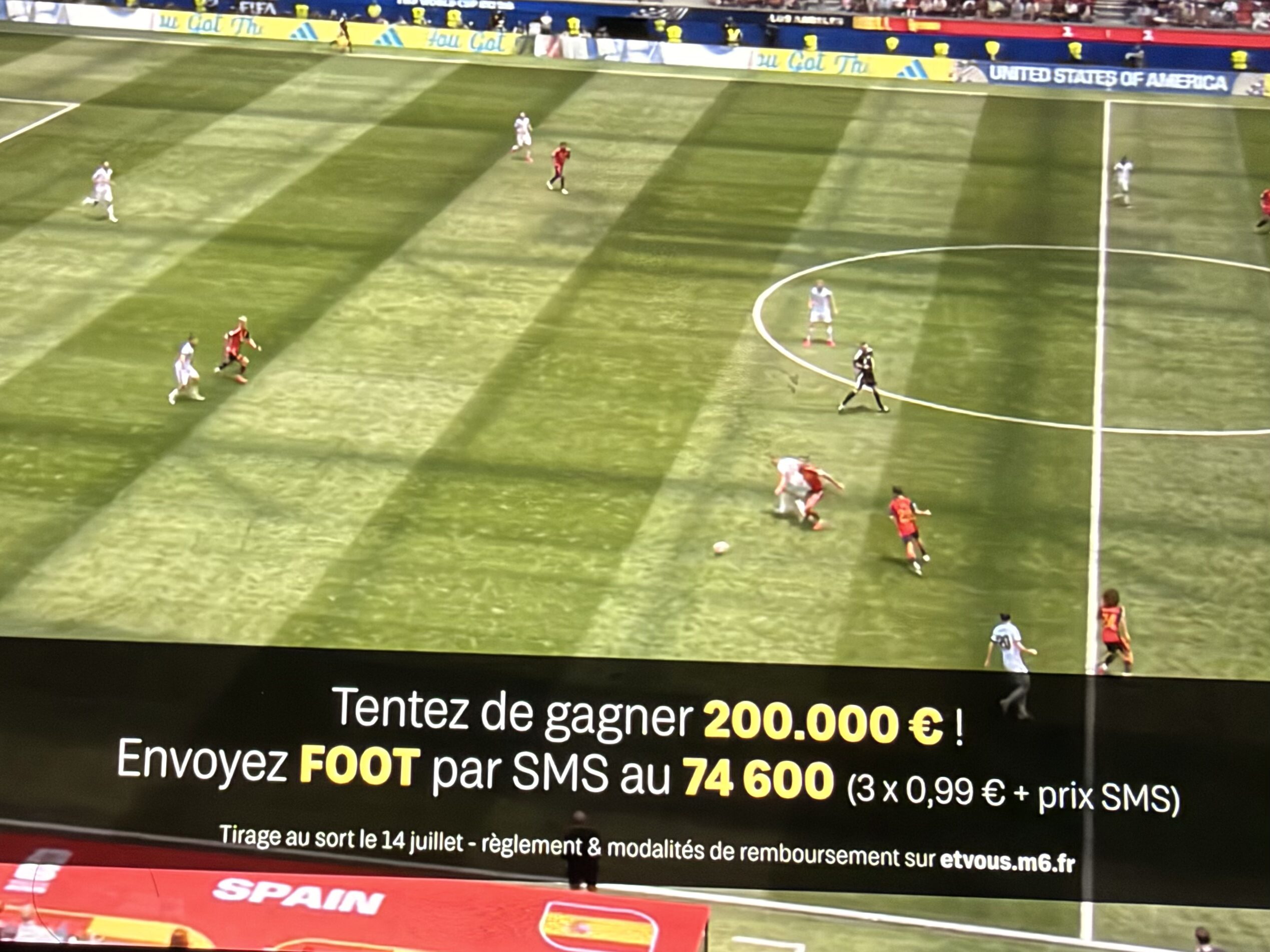 pub SMS pour jouer