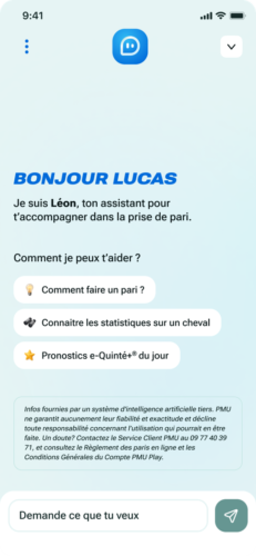 Léon s'adresse aussi bien au néophyte qu'aux autres parieurs afin de les guider dans leur prise de pari. Ce n'est cependant pas une assurance pour trouver les bons tuyaux.